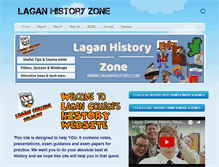 Tablet Screenshot of laganhistory.com